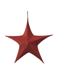 Estrella textil decorativa para la decoración de centros comerciales calles y tiendas