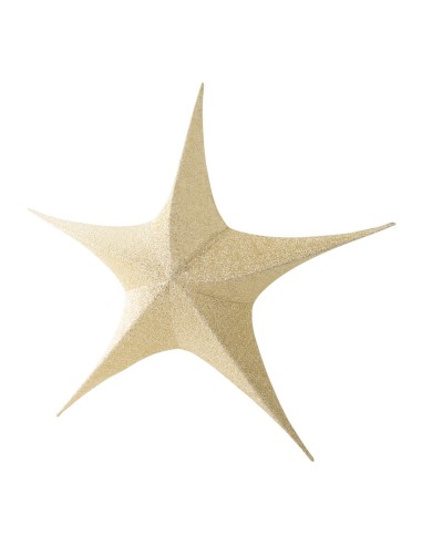 Estrella textil decorativa para la decoración de centros comerciales calles y tiendas