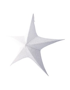 Estrella textil decorativa para la decoración de centros comerciales calles y tiendas