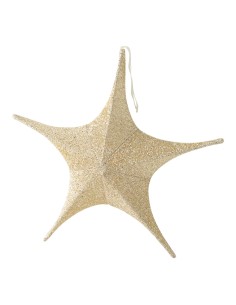 Estrella textil decorativa para la decoración de centros comerciales calles y tiendas