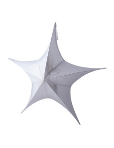 Estrella textil decorativa para la decoración de centros comerciales calles y tiendas