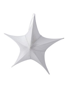 Estrella textil decorativa para la decoración de centros comerciales calles y tiendas