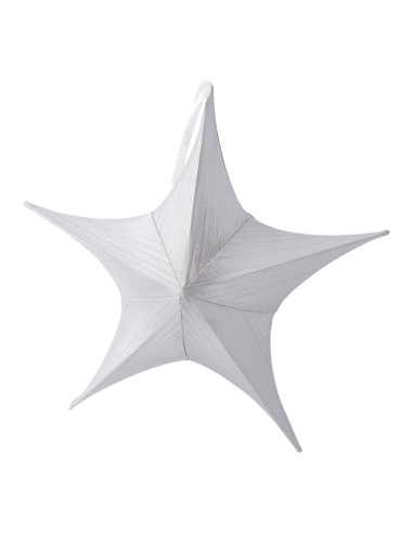 Estrella textil decorativa para la decoración de centros comerciales calles y tiendas