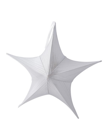Estrella textil decorativa para la decoración de centros comerciales calles y tiendas