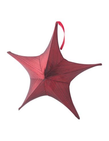 Estrella textil decorativa para la decoración de centros comerciales calles y tiendas