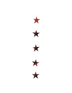 Guirnalda de estrellas para la decoración de centros comerciales calles y tiendas