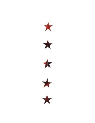 Guirnalda de estrellas para la decoración de centros comerciales calles y tiendas