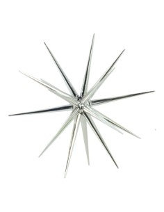 Estrella sputnik para la decoración de centros comerciales calles y tiendas
