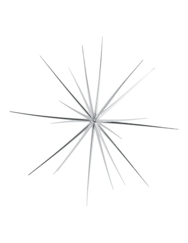 Estrella sputnik para la decoración de centros comerciales calles y tiendas