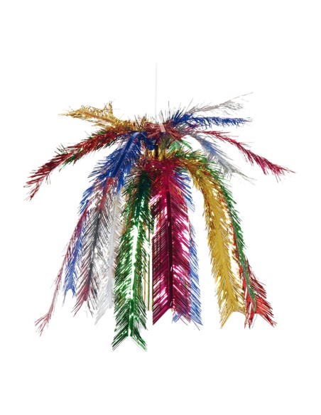 Palmeras de flecos de plástico para la decoración navideña de centros comerciales calles tiendas