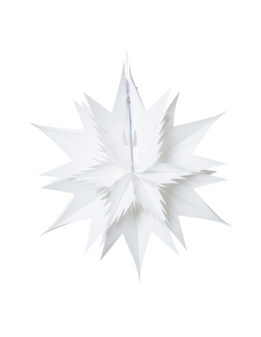 Estrella de papel metálico para la decoración de centros comerciales calles y tiendas