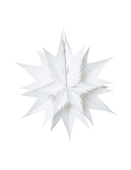 Estrella de papel metálico para la decoración de centros comerciales calles y tiendas