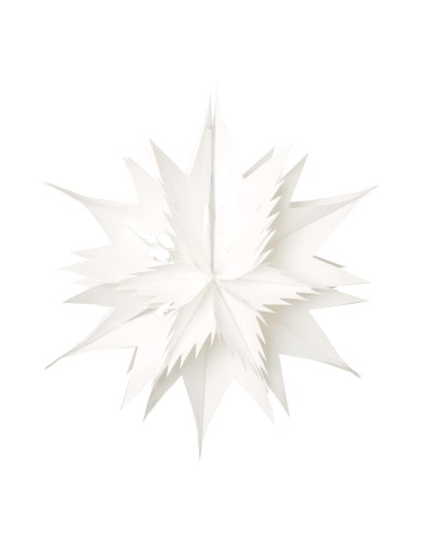 Estrella de papel metálico para la decoración de centros comerciales calles y tiendas