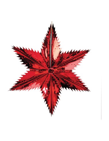 Estrella de corte puntiagudo para la decoración de centros comerciales calles y tiendas