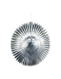 Abanico de fiesta de plástico brillante para la decoración navideña de centros comerciales calles tiendas