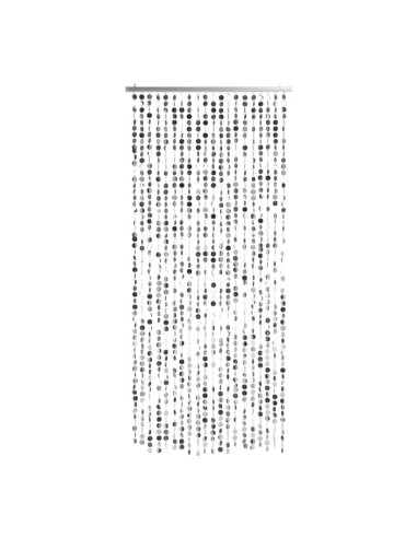 Cortina de circulos de papel metalizado para la decoración navideña de centros comerciales calles tiendas