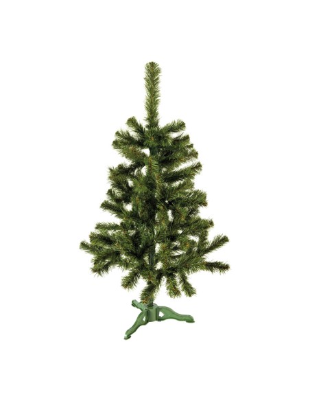 Abeto noble con soporte para la decoración de navidad con bolas y accesorios