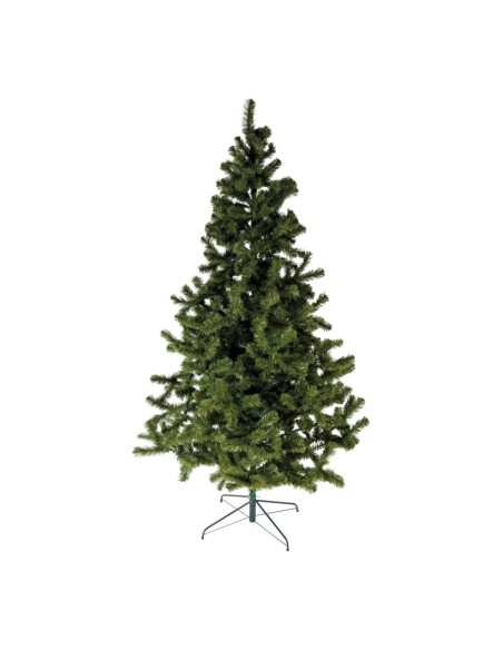 Abeto noble con soporte para la decoración de navidad con bolas y accesorios
