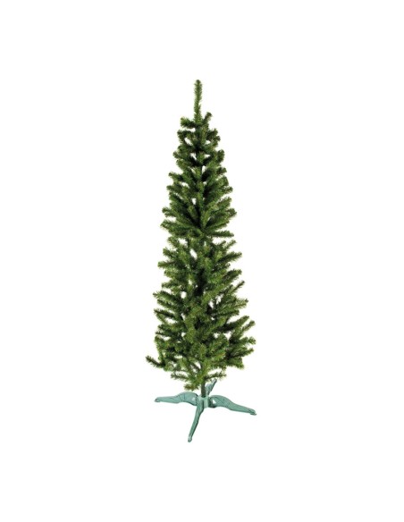 Abeto noble con soporte delgado para la decoración de navidad con bolas y accesorios