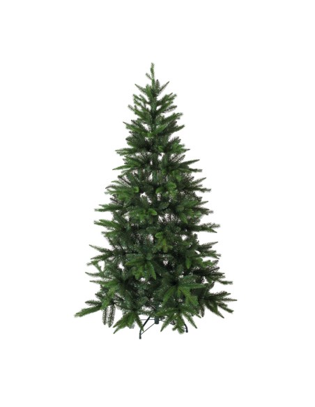 Abeto noble con soporte de metal para la decoración de navidad con bolas y accesorios