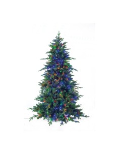Árbol de Navidad noble diseño natural con luz LED para la decoración de navidad con bolas y accesorios