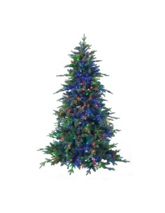 Árbol de Navidad noble diseño natural con luz LED para la decoración de navidad con bolas y accesorios
