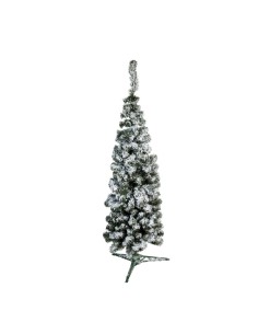 Árbol de Navidad noble nevado b1 slim para la decoración de navidad con bolas y accesorios