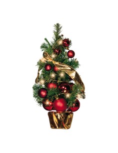 Árbol de Navidad con luz LED y bolas para la decoración de navidad con bolas y accesorios