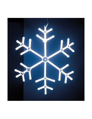 Copo de nieve de neón LED para la decoración de centros comerciales calles y tiendas
