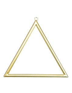 Marco de metal triangular para decorar para la decoración de espacios en hoteles y escaparates en tiendas