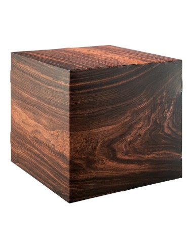 Cubo estampado madera para la decoración de espacios y escaparates e interior de tiendas
