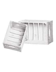 Cajas de fruta de madera para la decoración de espacios y escaparates e interior de tiendas