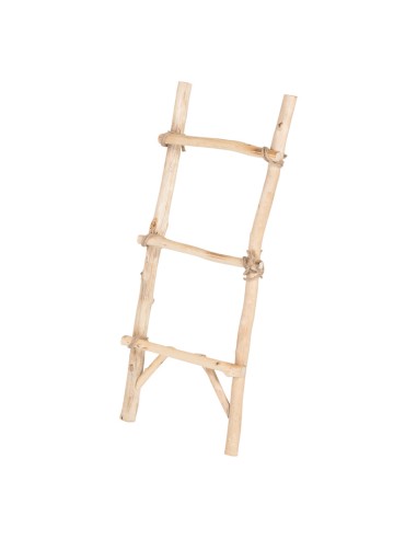 Escalera de madera para el interior de espacios de tiendas o comercios
