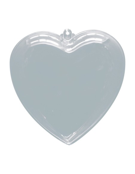 Corazón acrílico decorativo para el interior o escaparates de espacios de tiendas o comercios