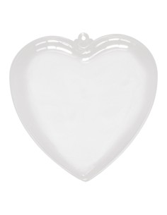 Corazón acrílico decorativo para el interior o escaparates de espacios de tiendas o comercios