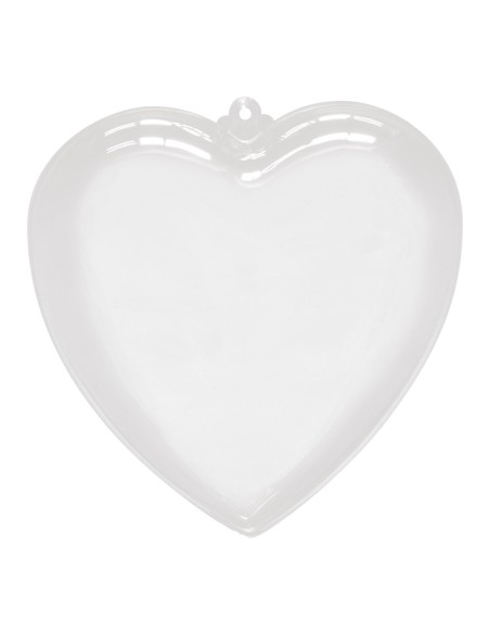 Corazón acrílico decorativo para el interior o escaparates de espacios de tiendas o comercios