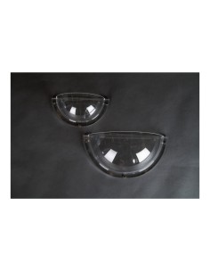 Semi-esfera acrílica expositor para pared para el interior o escaparates de espacios de tiendas o comercios