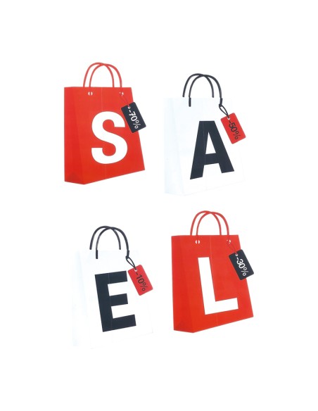 Bolsas de venta con rebajas para la decoración de espacios en hoteles y escaparates en tiendas