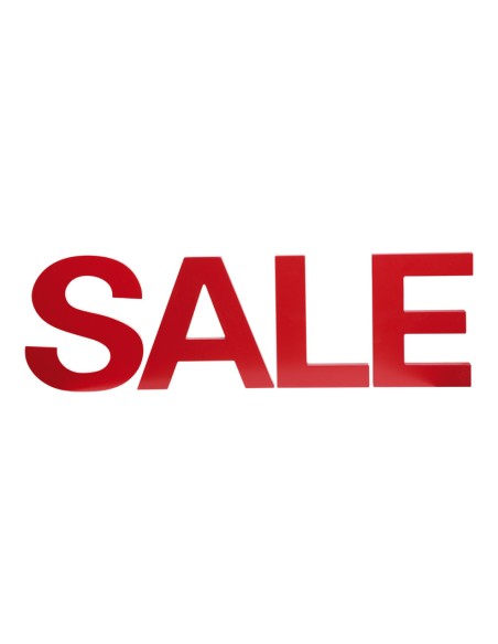Letras sale para los escaparates de tiendas en rebajas