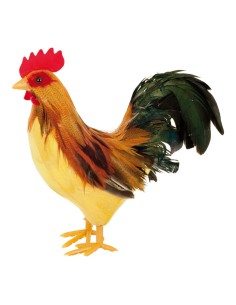 Gallo de pie para la decoración de verano en escaparates de tiendas o comercios
