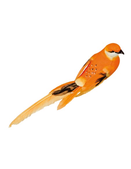 Pájaro con clip para la decoración de verano en escaparates de tiendas o comercios