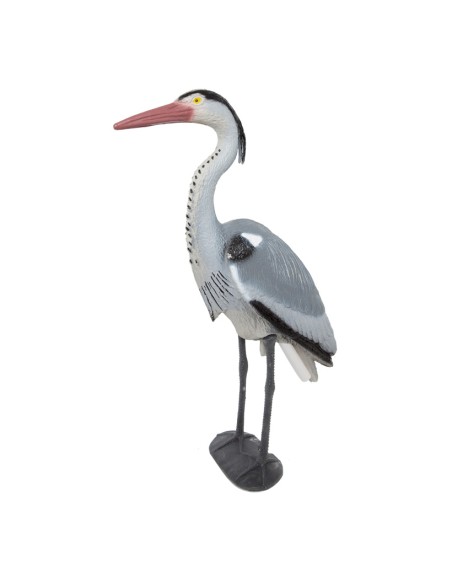 Garza de pie para la decoración de verano en escaparates de tiendas o comercios