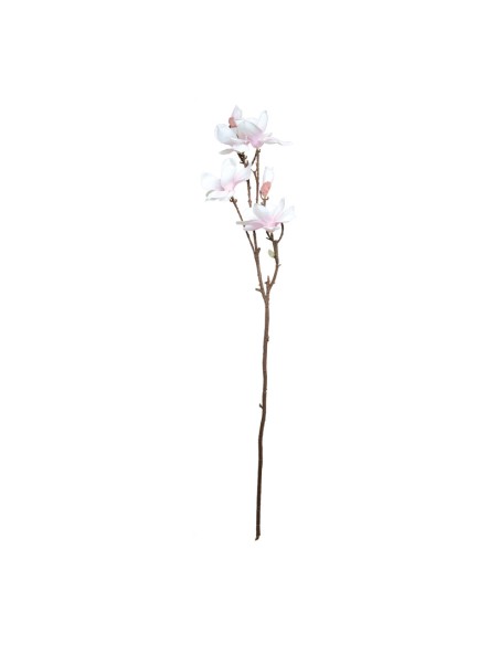 Flor de magnolia con tallo para escaparates de primavera en tiendas y centros comerciales