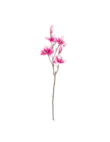 Flor de magnolia con tallo para escaparates de primavera en tiendas y centros comerciales