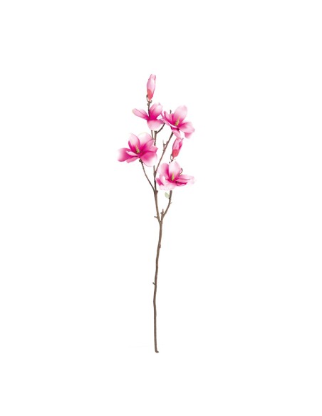 Flor de magnolia con tallo para escaparates de primavera en tiendas y centros comerciales