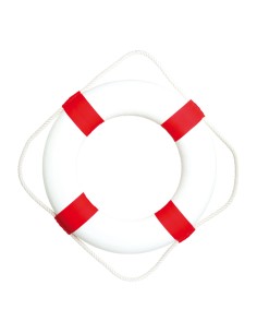 Boya salvavidas con cuerda para la decoración de verano en escaparates de tiendas o comercios