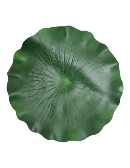 Hoja de lirio de agua para la decoración de verano en escaparates de tiendas o comercios
