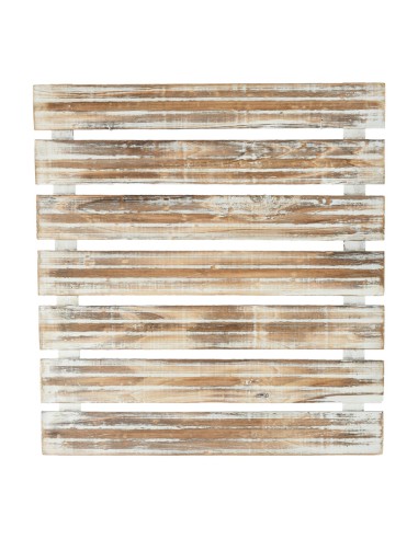 Panel de madera para la decoración de verano en escaparates de tiendas o comercios