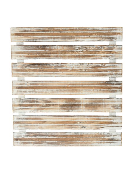 Panel de madera para la decoración de verano en escaparates de tiendas o comercios