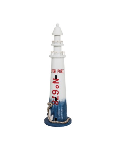 Faro de madera para la decoración de verano en escaparates de tiendas o comercios